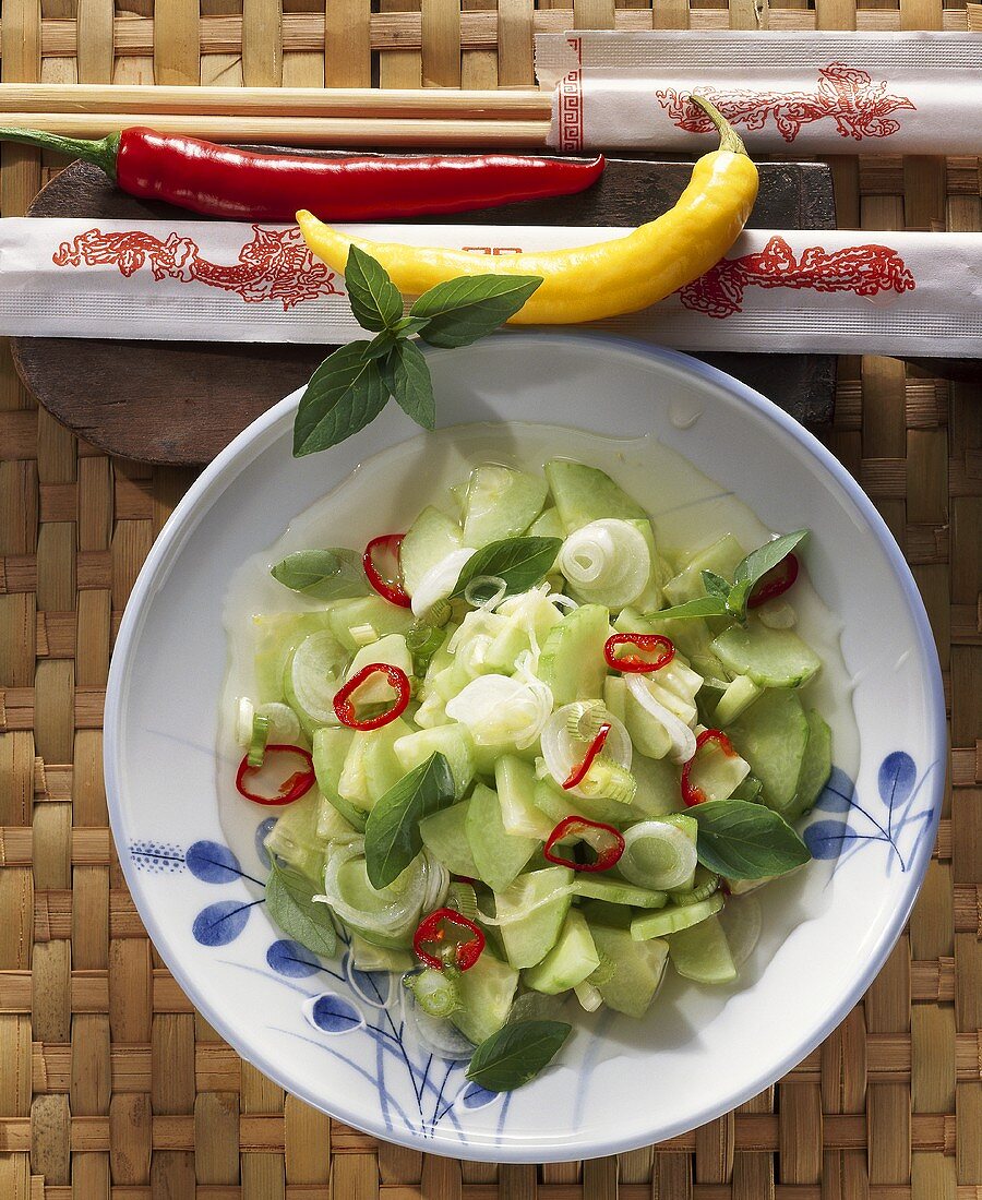 Cucumber salad from Thailand