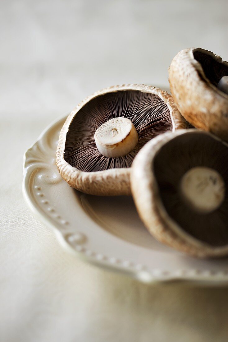 Chestnut mushrooms