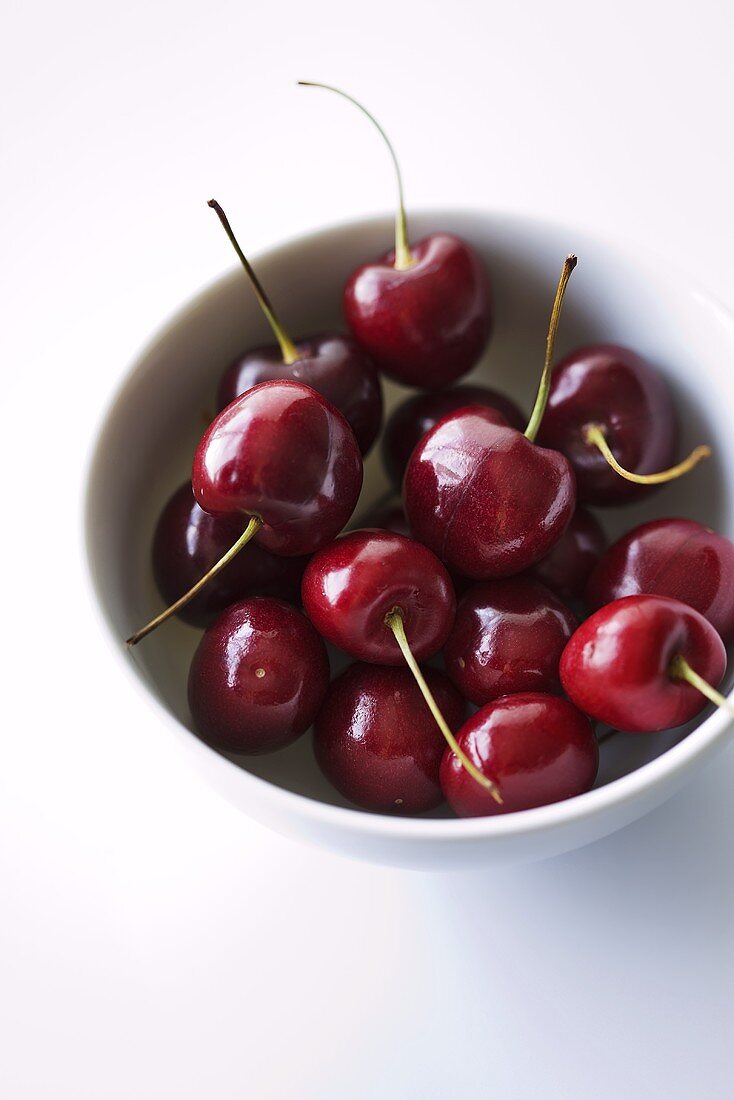 Cherries in a bowl