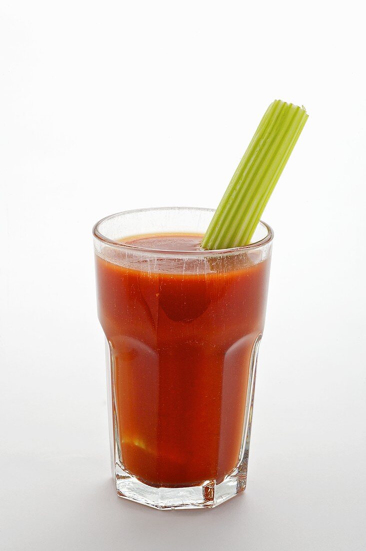 Bloody Mary with stick of celery