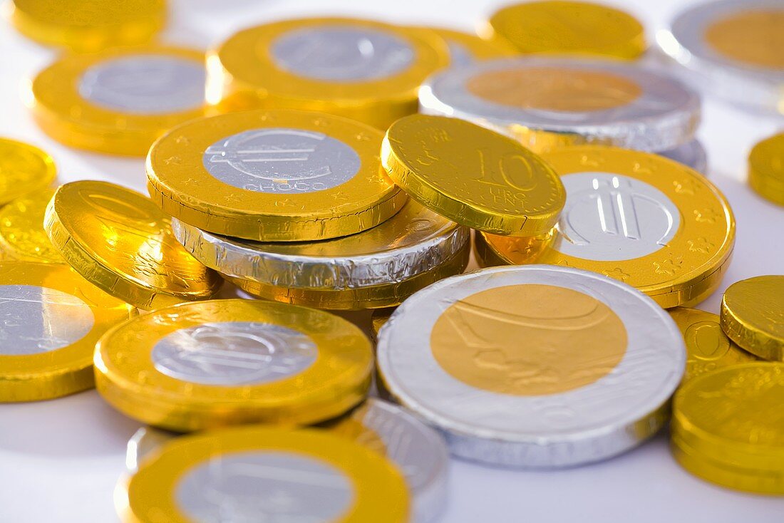 Euro-Schokoladenmünzen