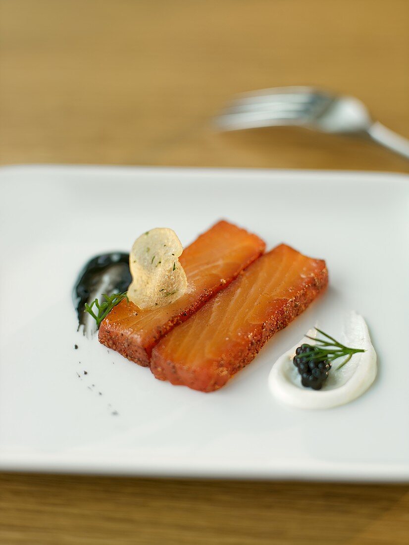 Smoked salmon