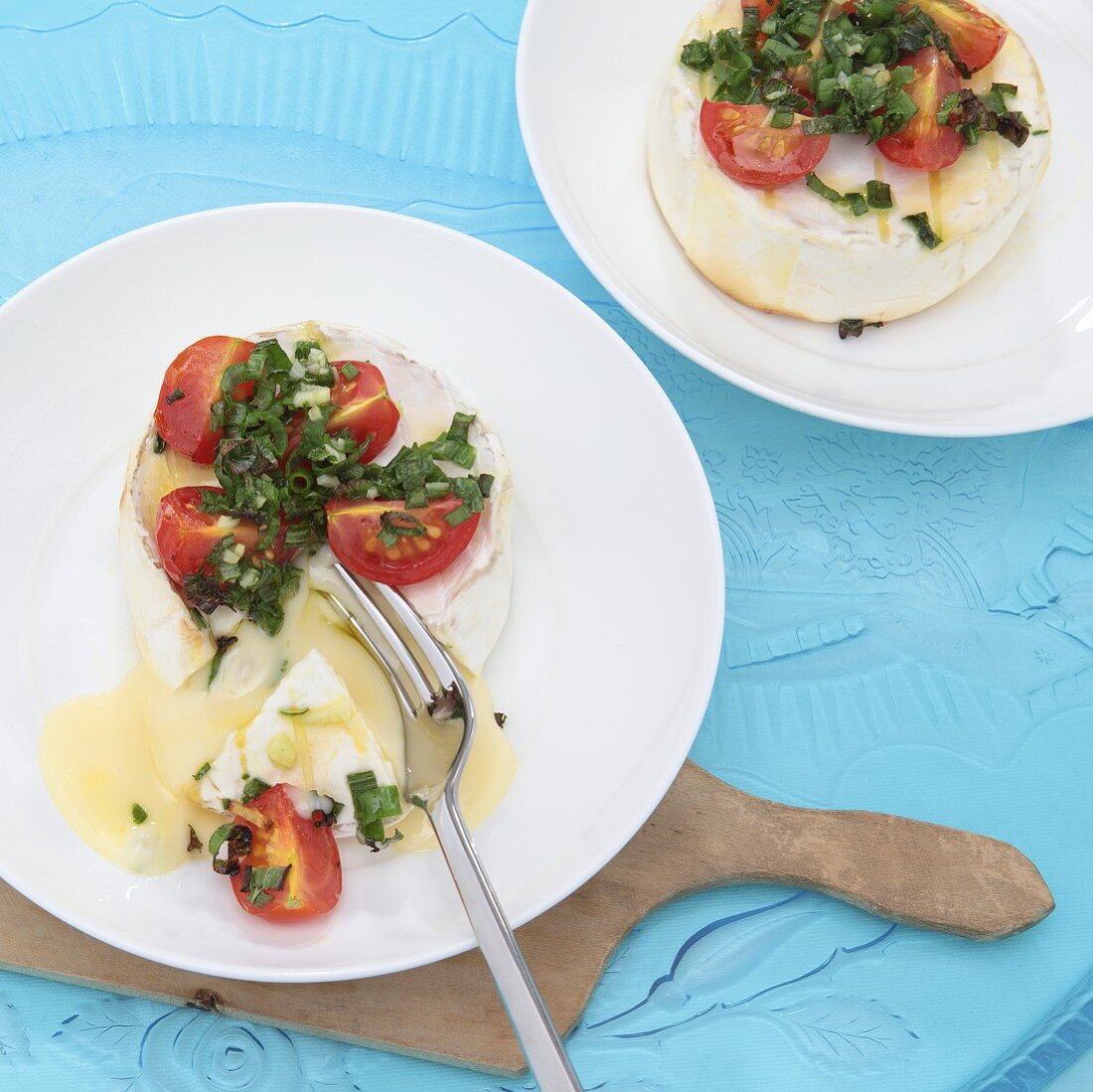 Gebackener Camembert mit Tomaten