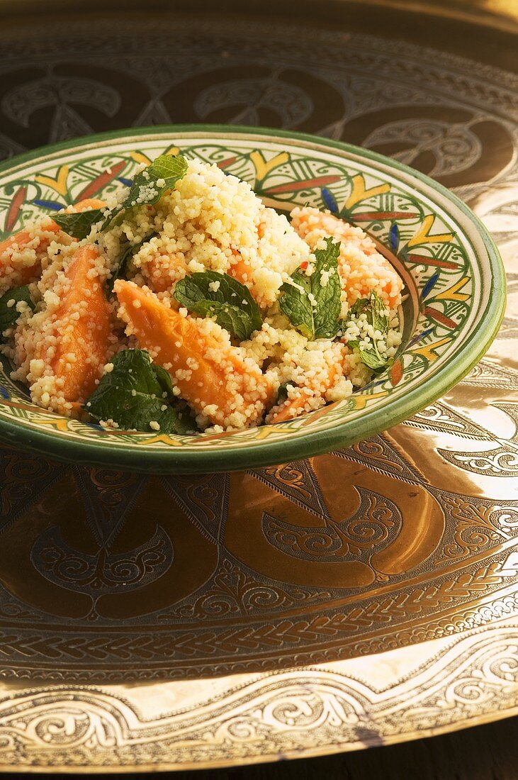 Couscous salad with pawpaw