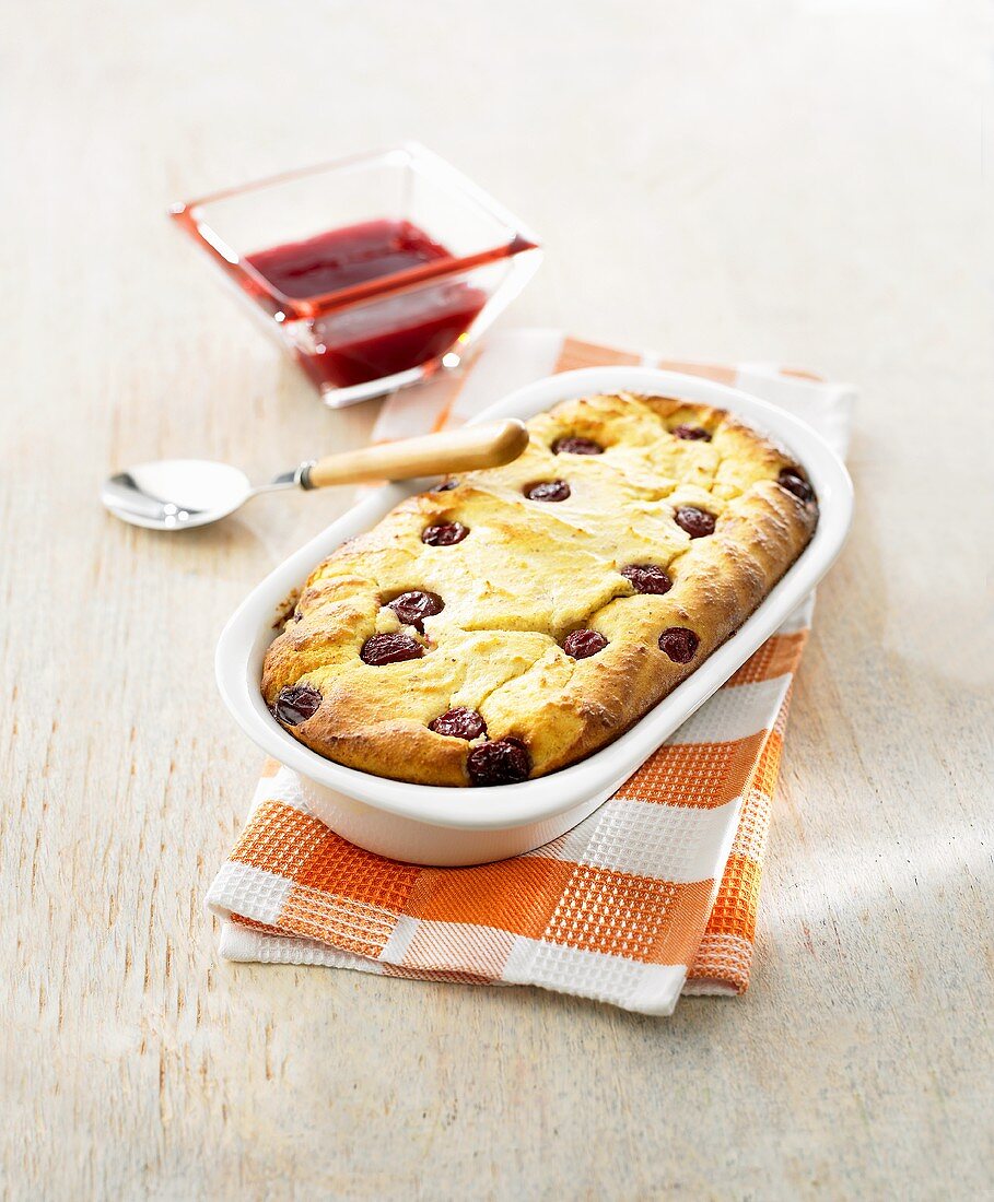 Cherry quark bake