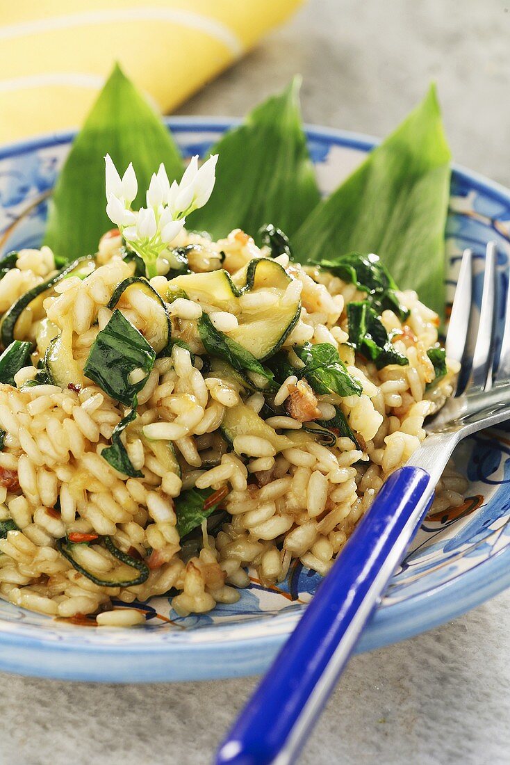 Risotto with chives