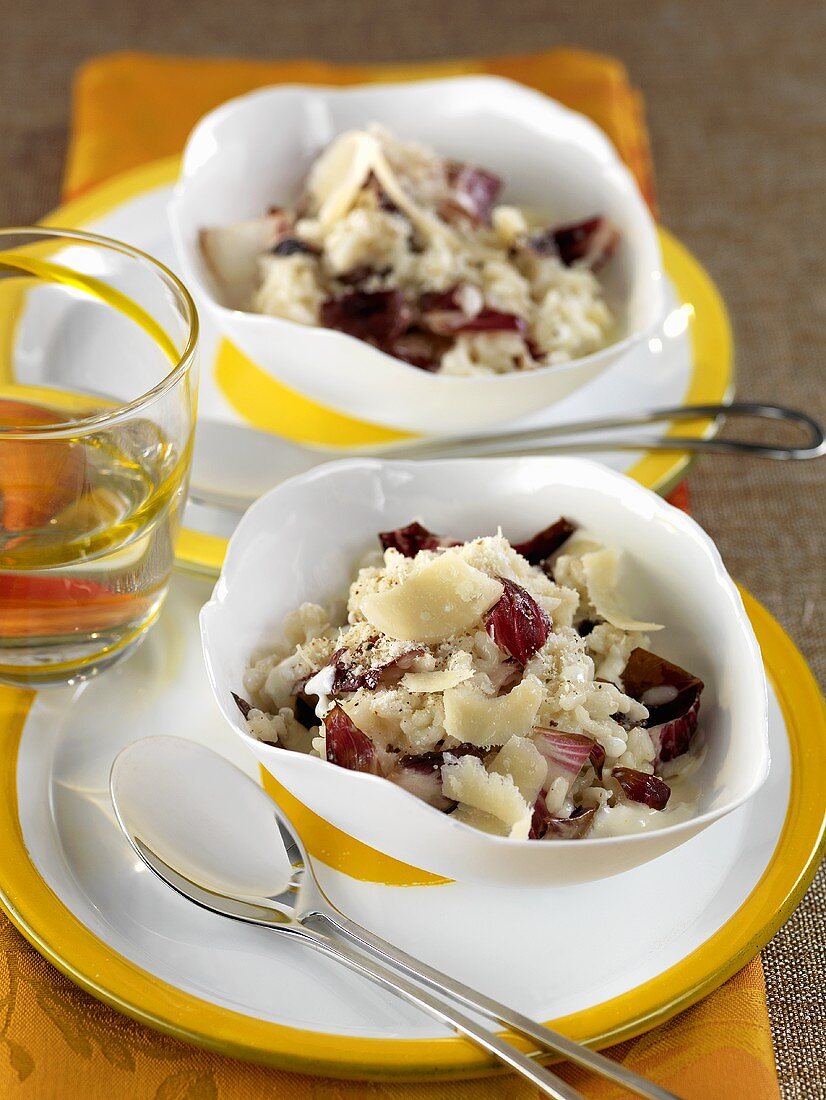 Risotto with radicchio