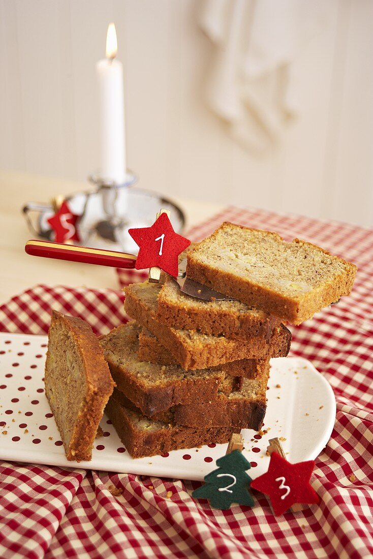 Bananenkuchen für den Advent