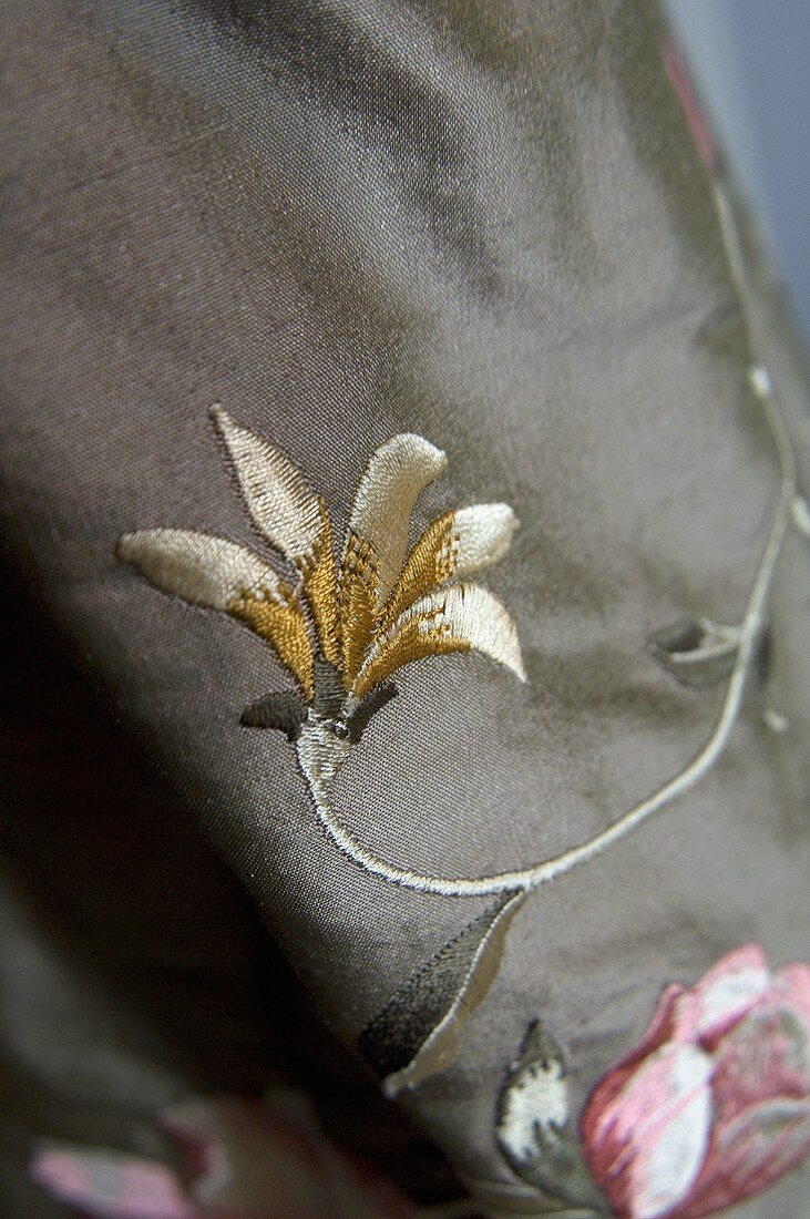 Curtain with embroidery (detail)