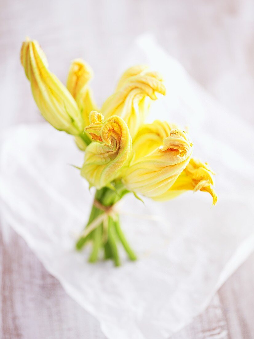 Courgette flowers