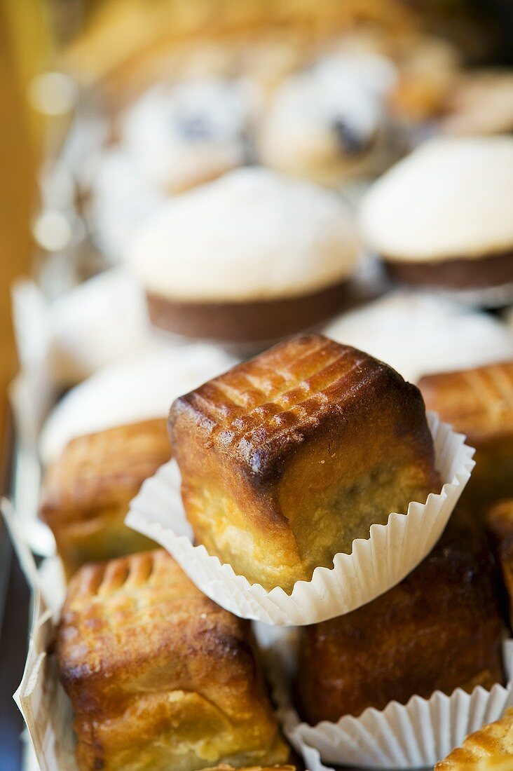 Confectionery in a French patisserie, Paris