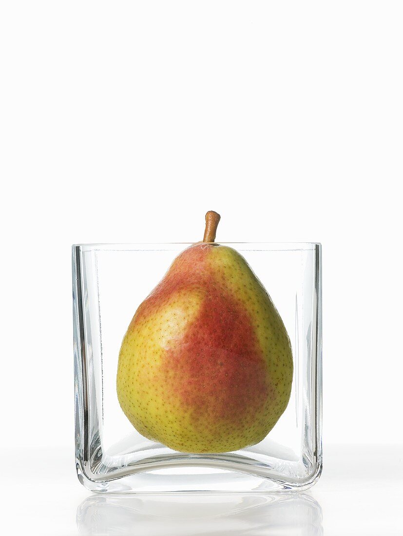 Pear in a glass