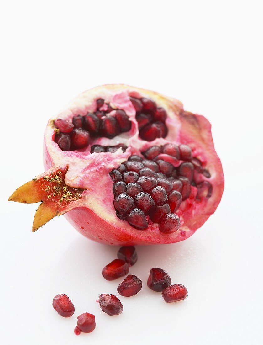 Half a pomegranate