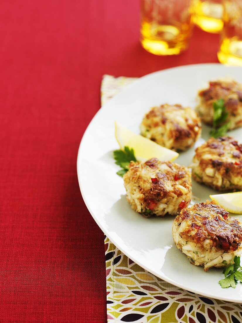 Small crab cakes