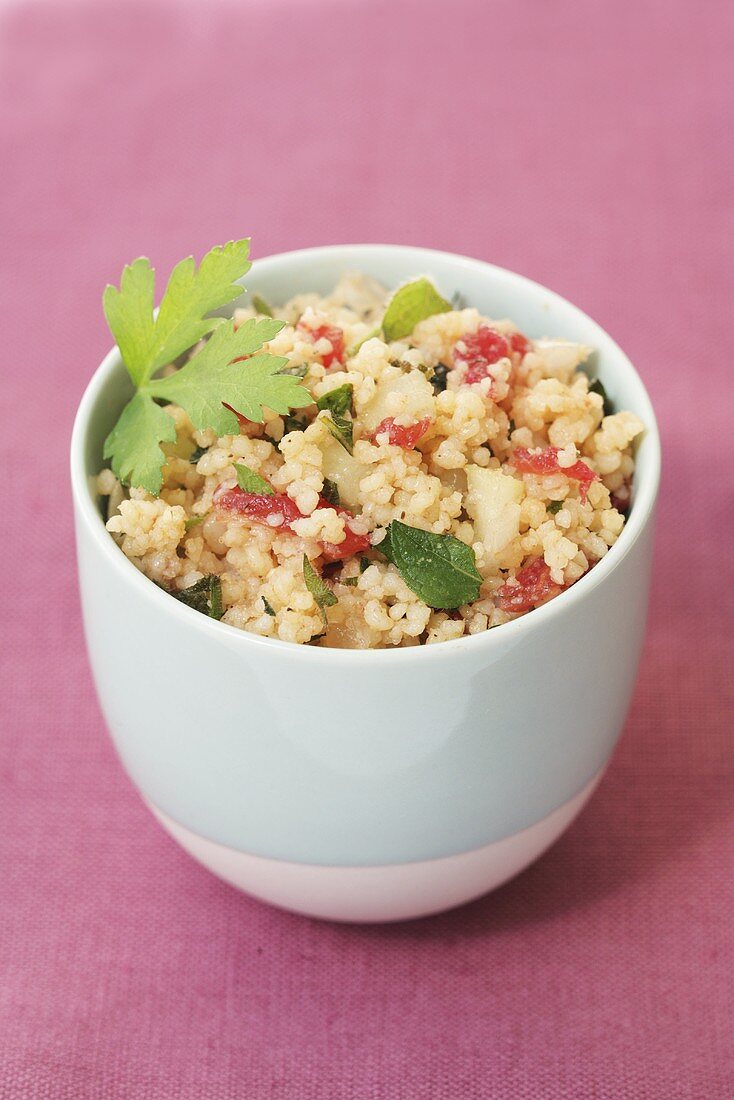 Tabbouleh with tomatoes