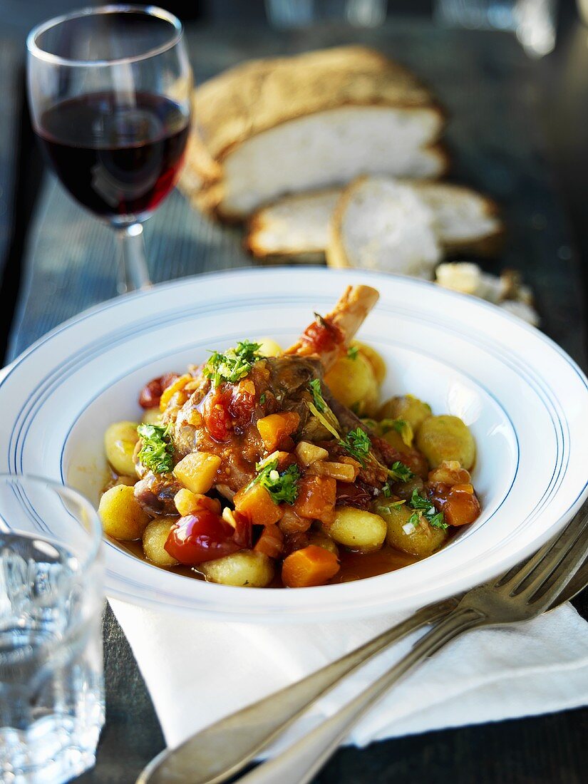 Lamb stew with vegetables