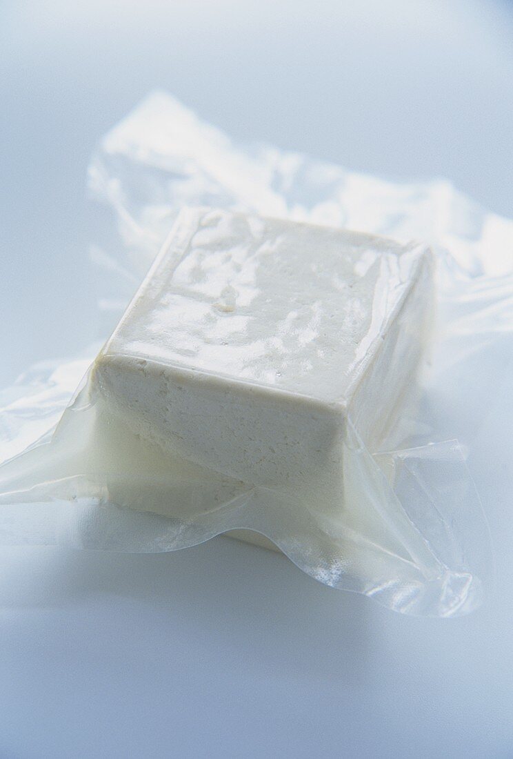 Tofu in Verpackung