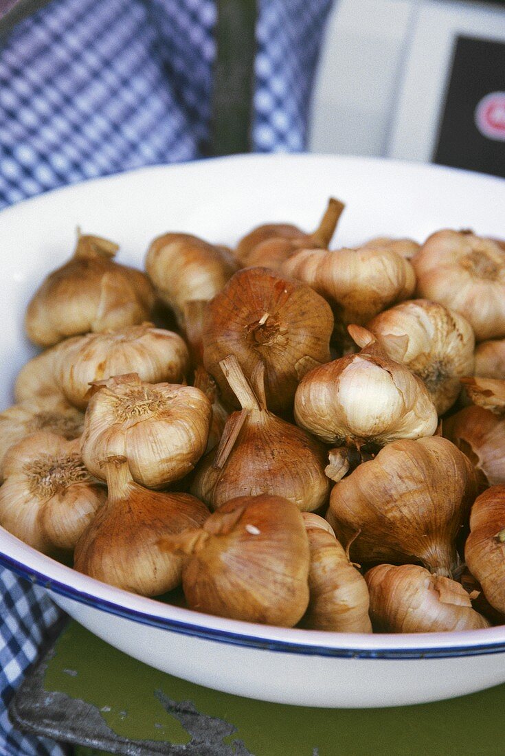 Roasted garlic bulbs