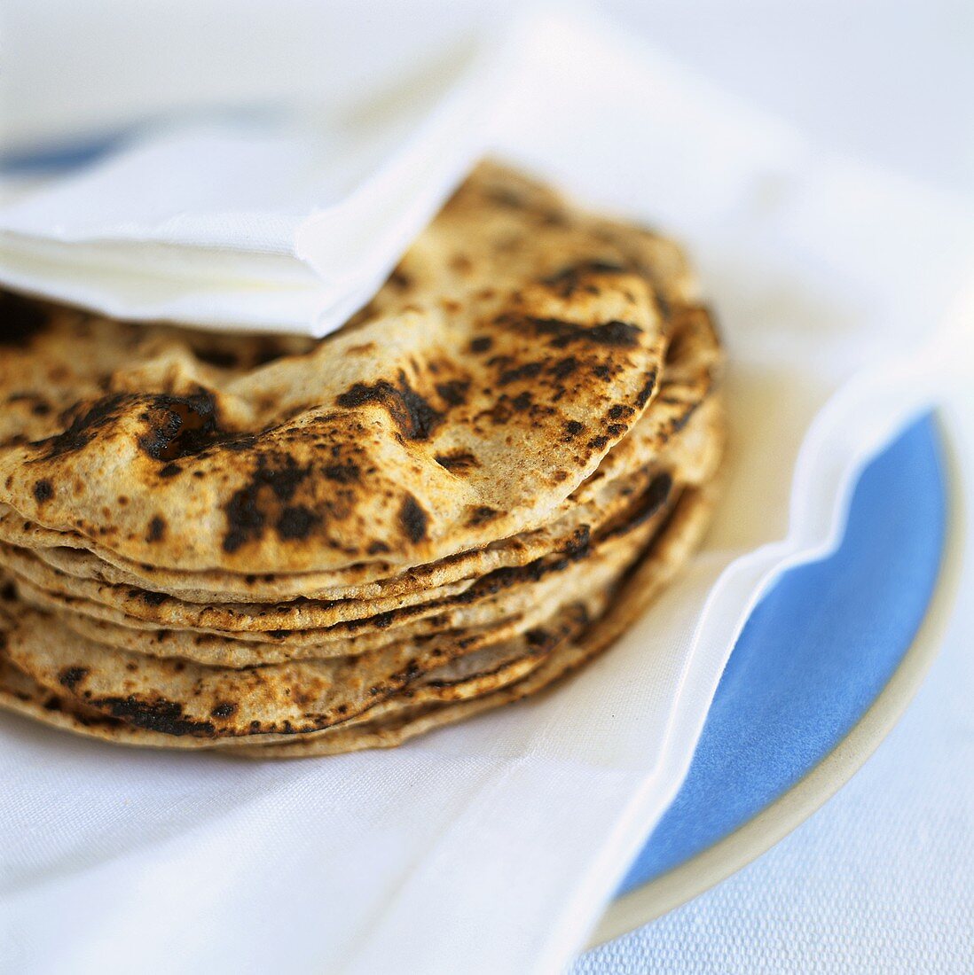 Chapatis (fried flatbread, India)