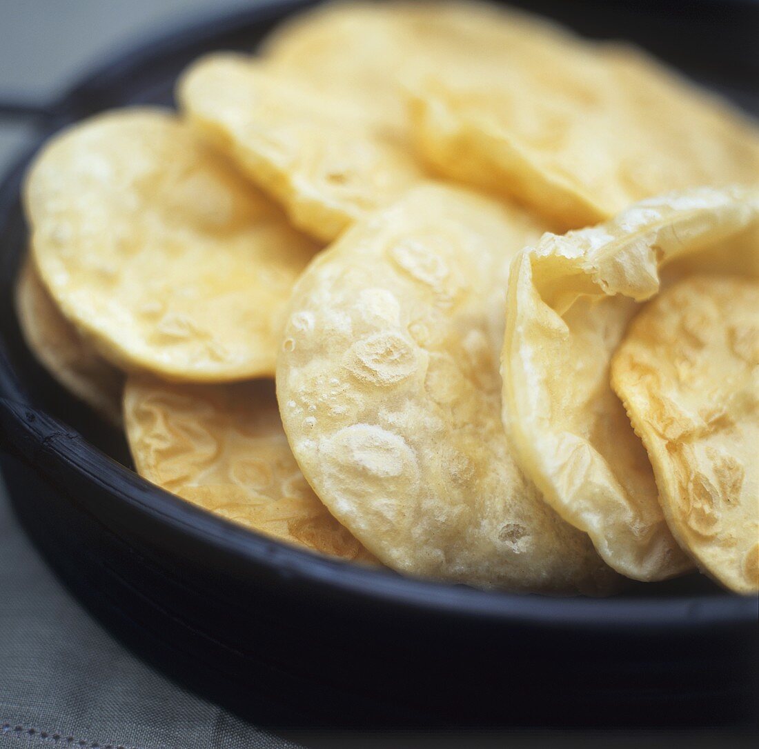 Poori (frittiertes Brot, Indien)