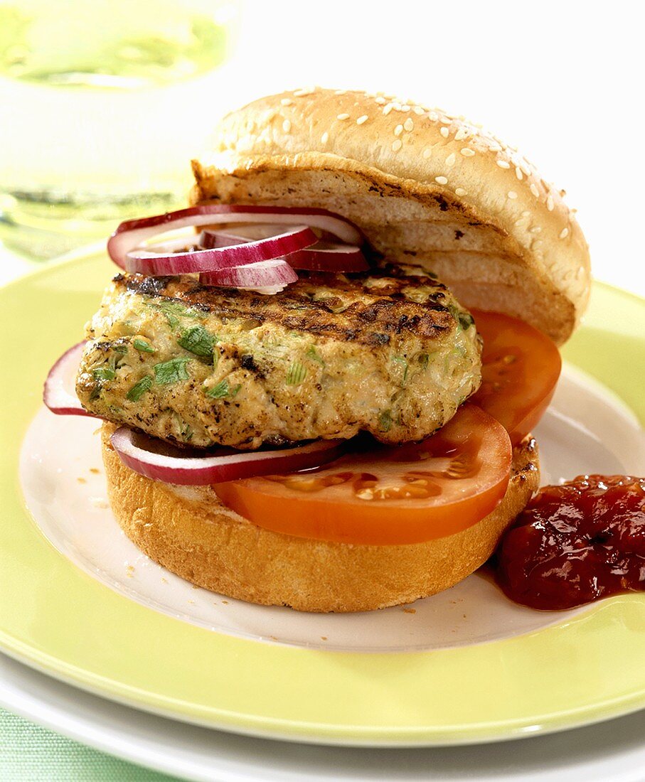 Chicken burger