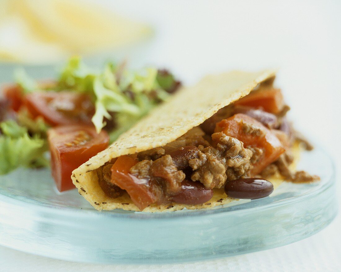 Tacco mit Chili-Con-Carne-Füllung