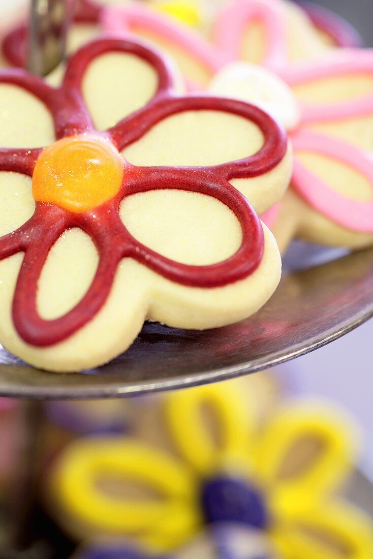 Flower biscuit (close-up)