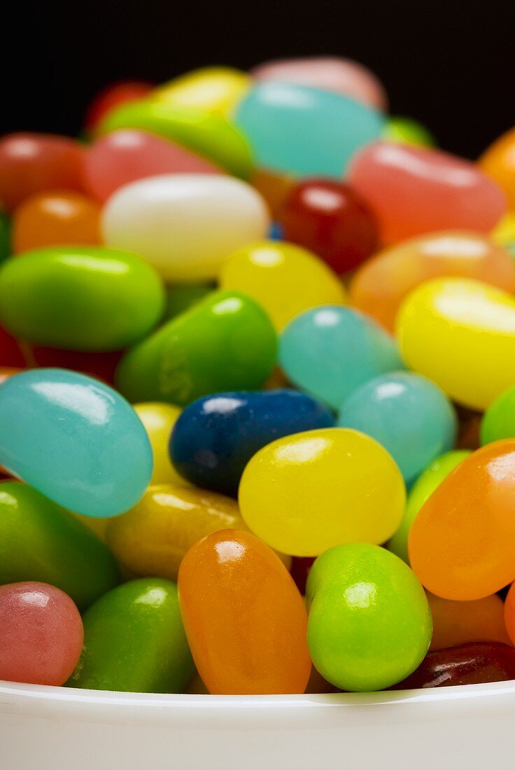 Coloured jelly beans