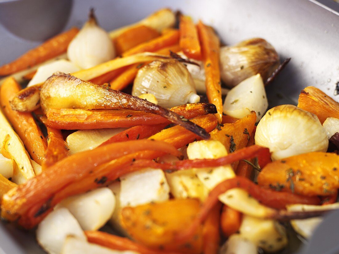 Roasted root vegetables