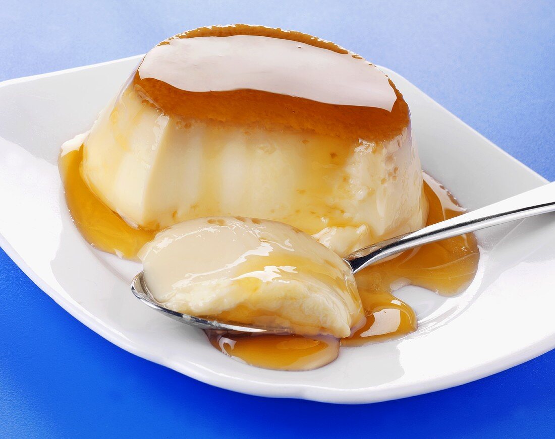 Eine Crème Caramel