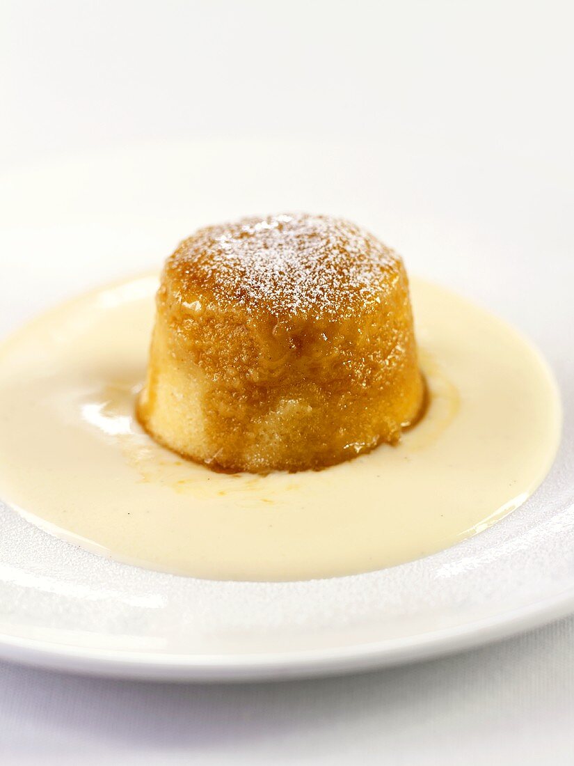 Treacle Sponge Pudding (Biskuitpudding, England)