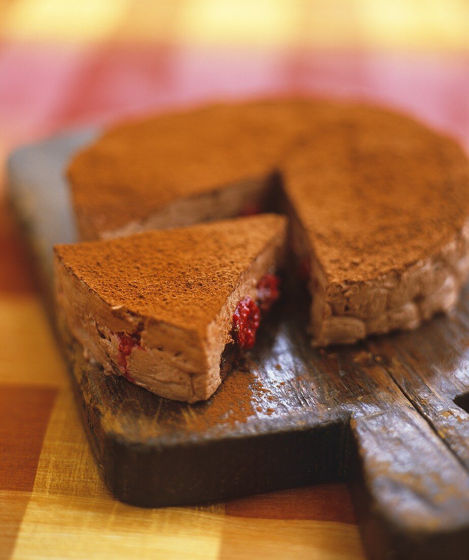 Chocolate raspberry cake