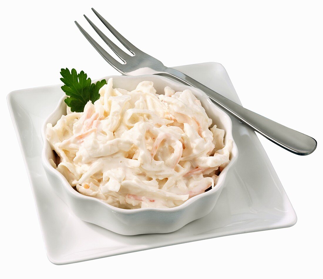 Coleslaw (Kohlsalat, USA) mit Mayonnaise