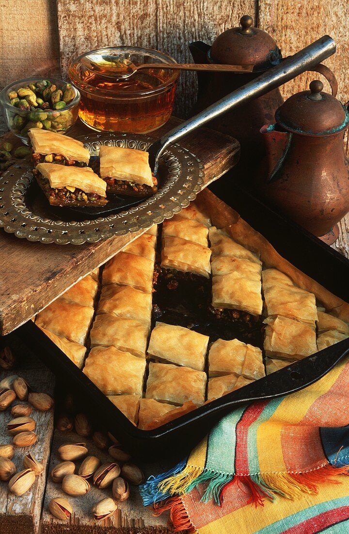 Baklava mit Pistazien