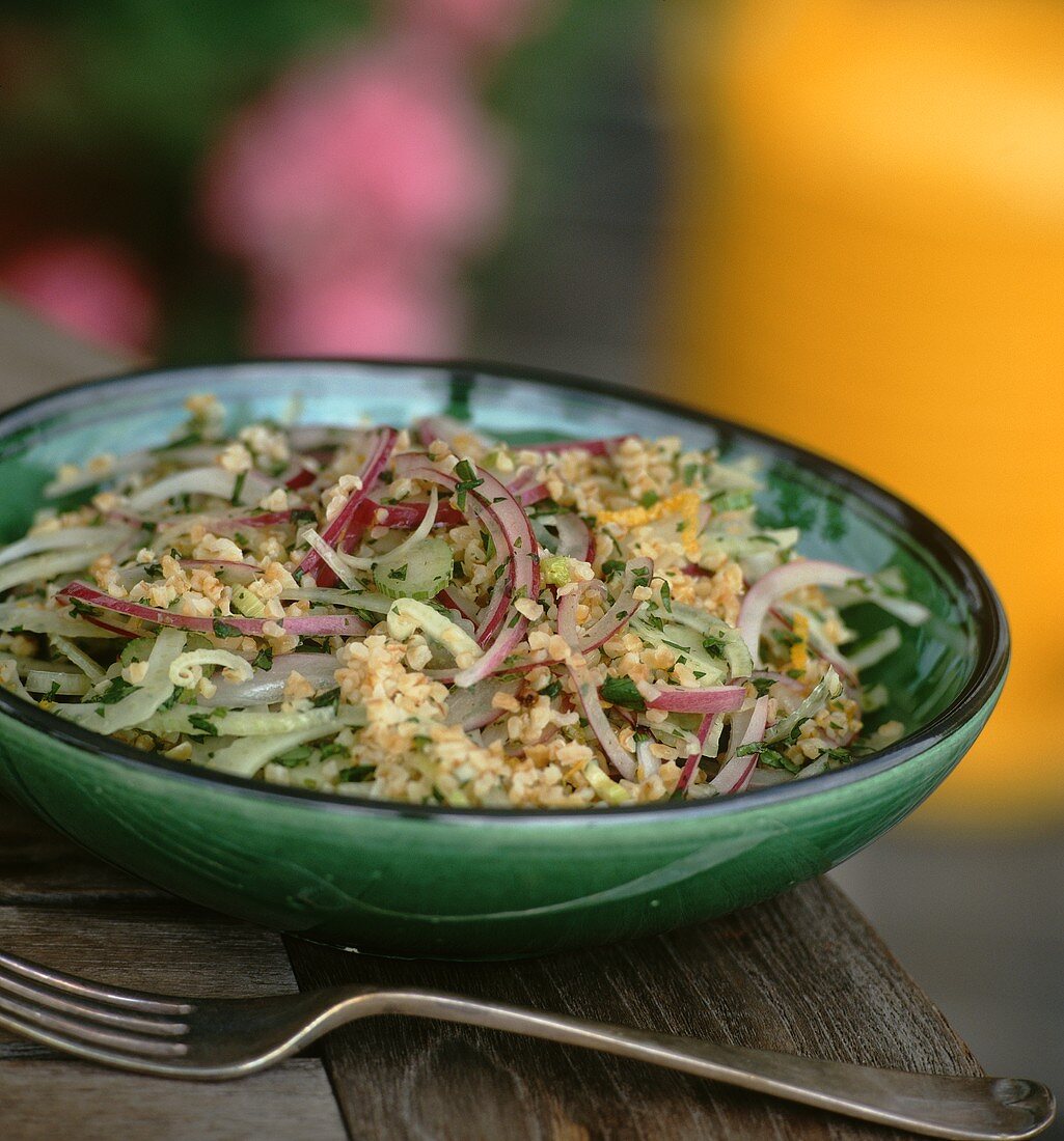 Tabbouleh with fennel