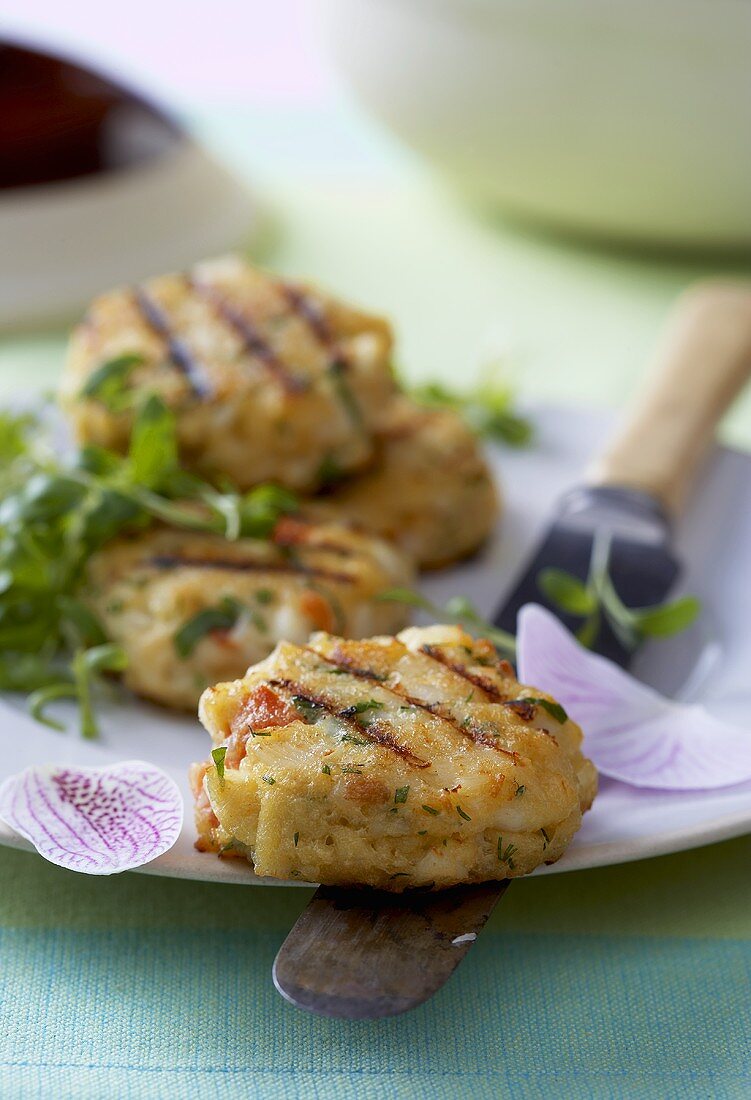 Grilled fish cakes