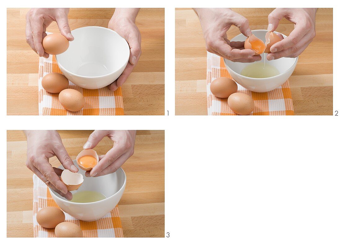 Separating eggs