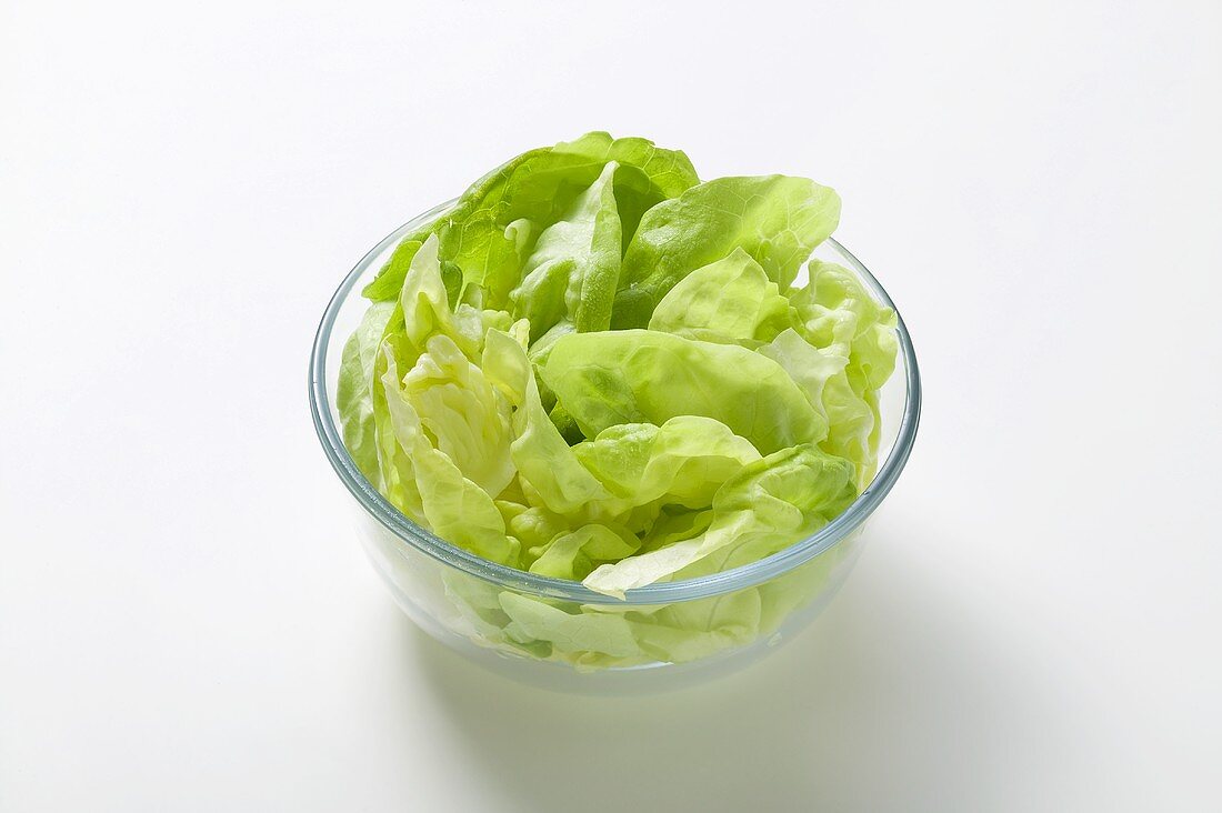 Washed lettuce