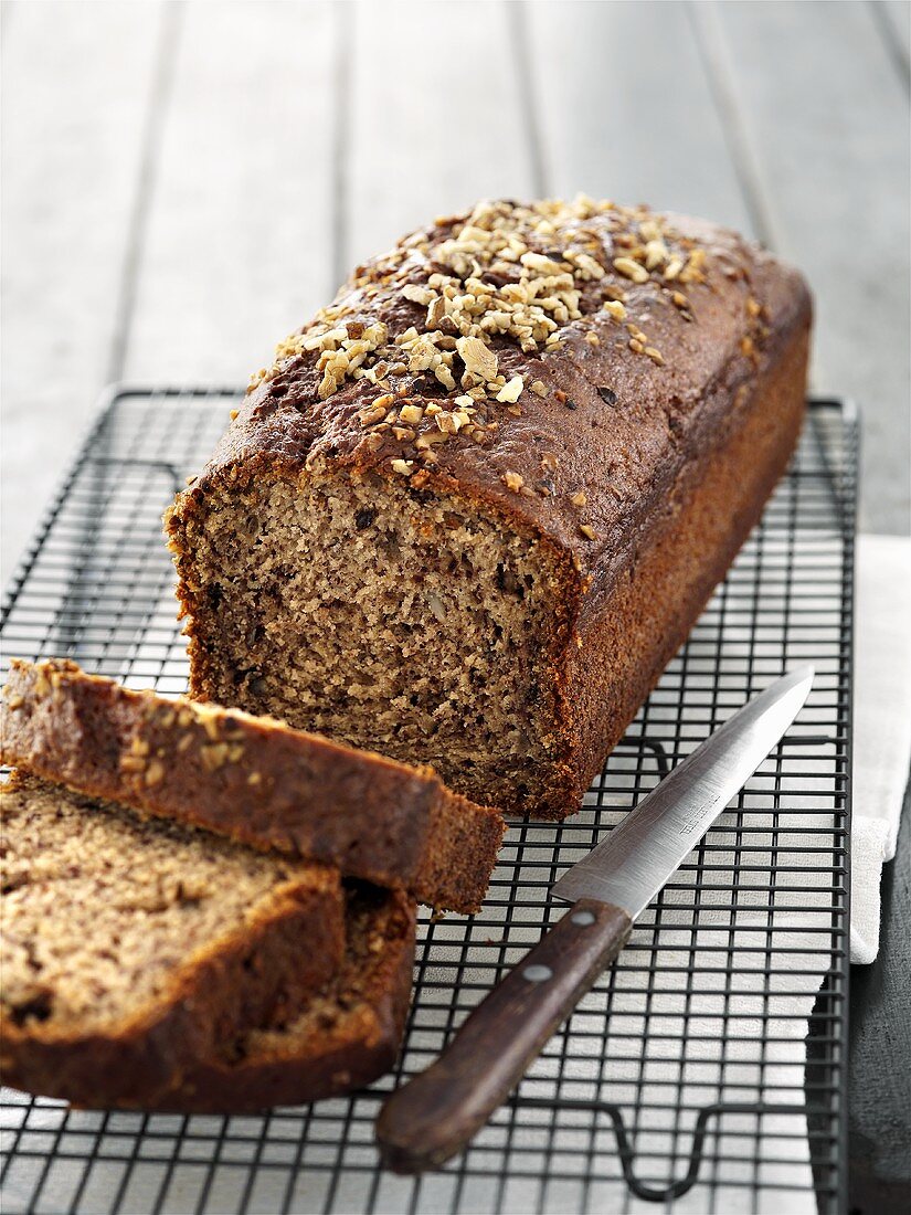 Banana and walnut loaf