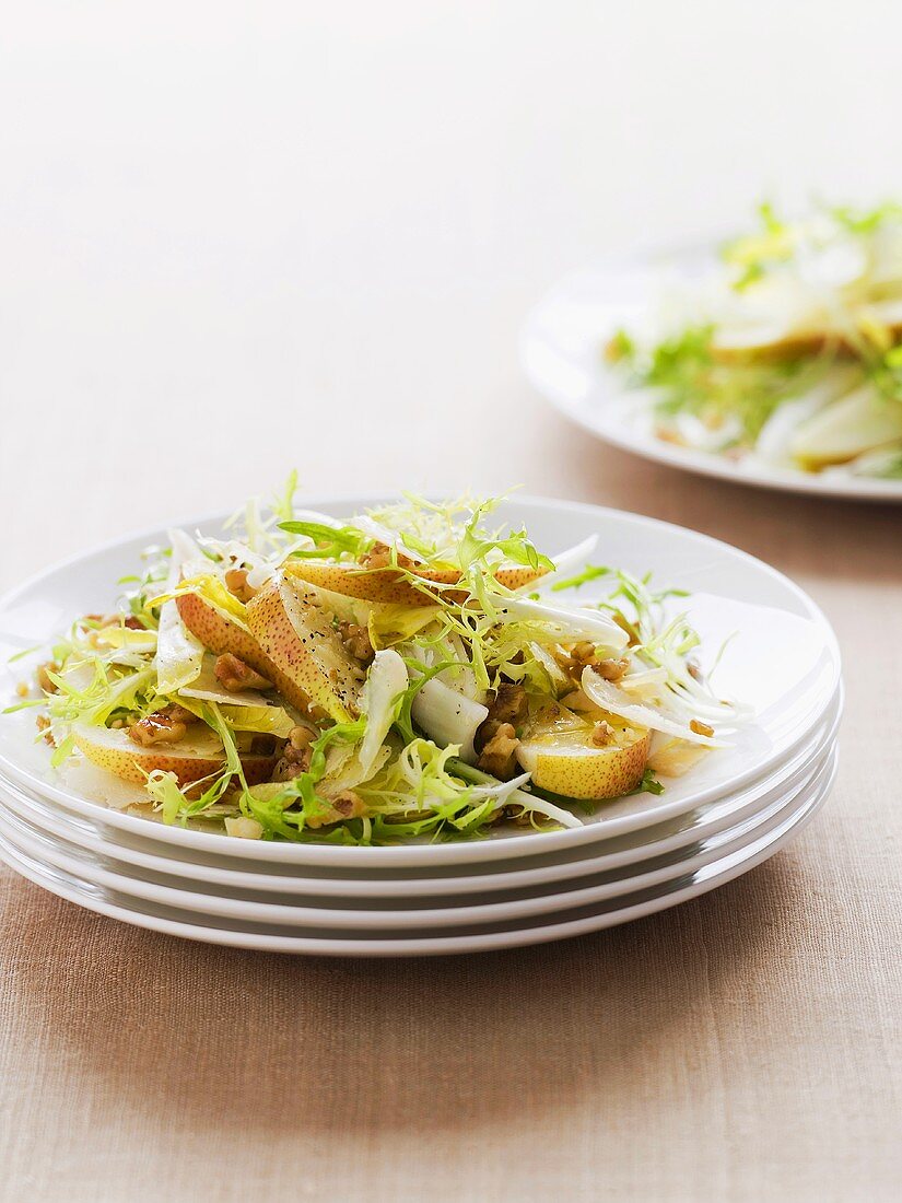Endive and pear salad