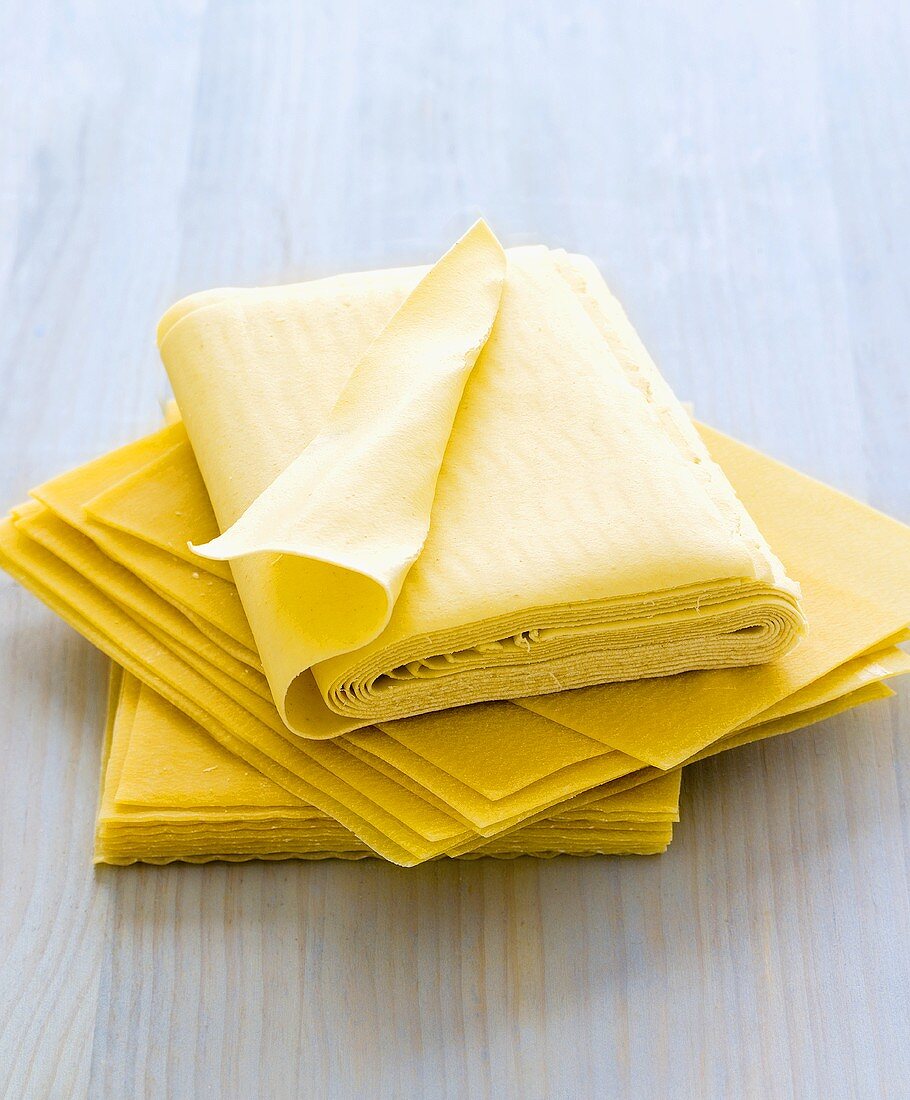 Sheets of lasagne