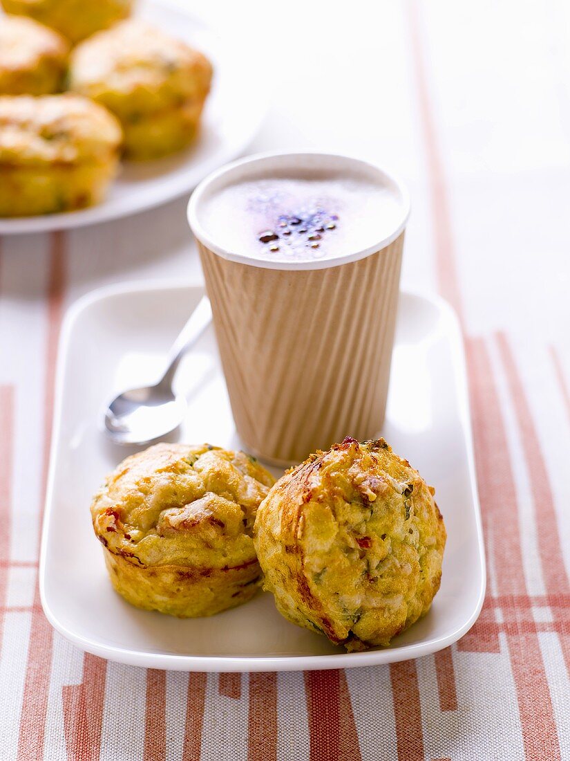 Pikante Käse-Tomaten-Muffins