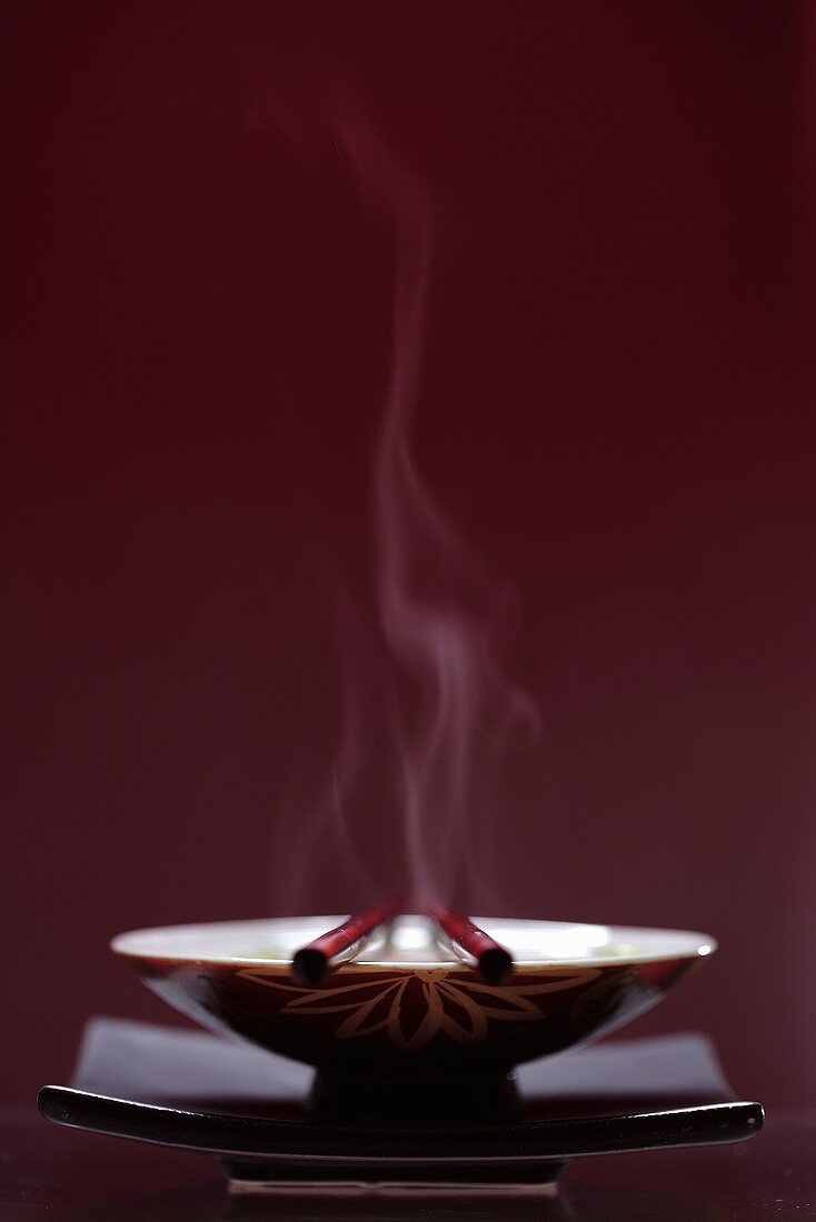 Steaming miso soup (Japan)