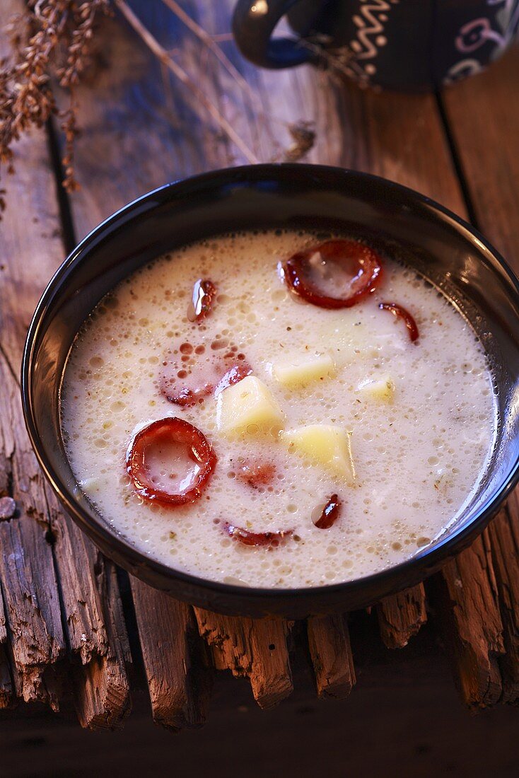 Kapusniak (Sauerkrautsuppe, Polen)