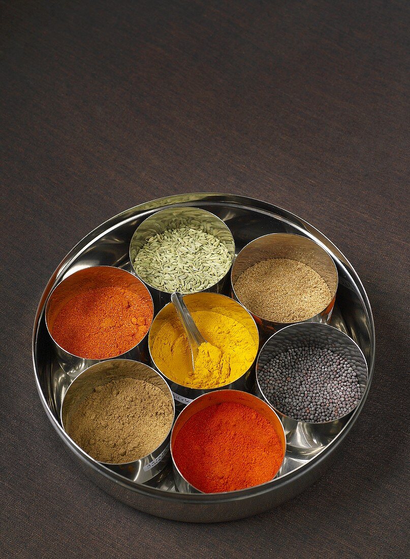 Assorted spices from India