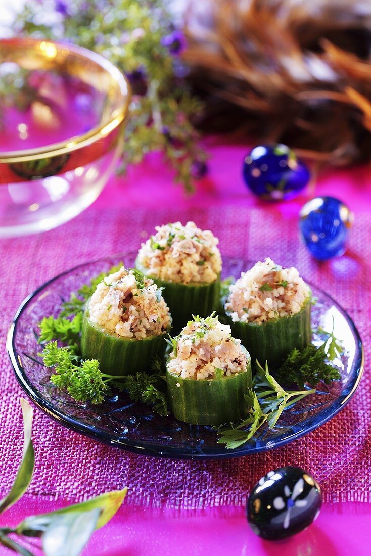 Stuffed cucumber