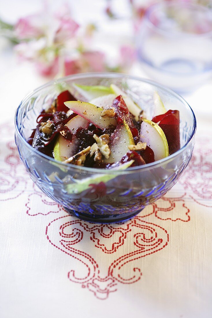Beetroot and pear salad