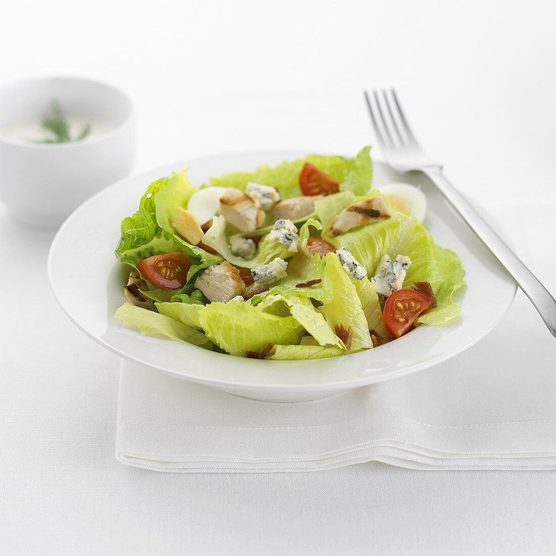 Salat mit Hühnchen und Gorgonzola