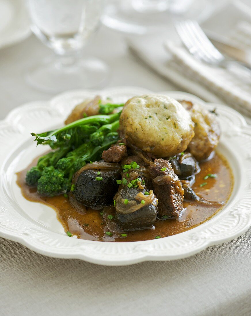 Beef and Guinnes Stew (Rinderragout in Guinnessauce, Irland)