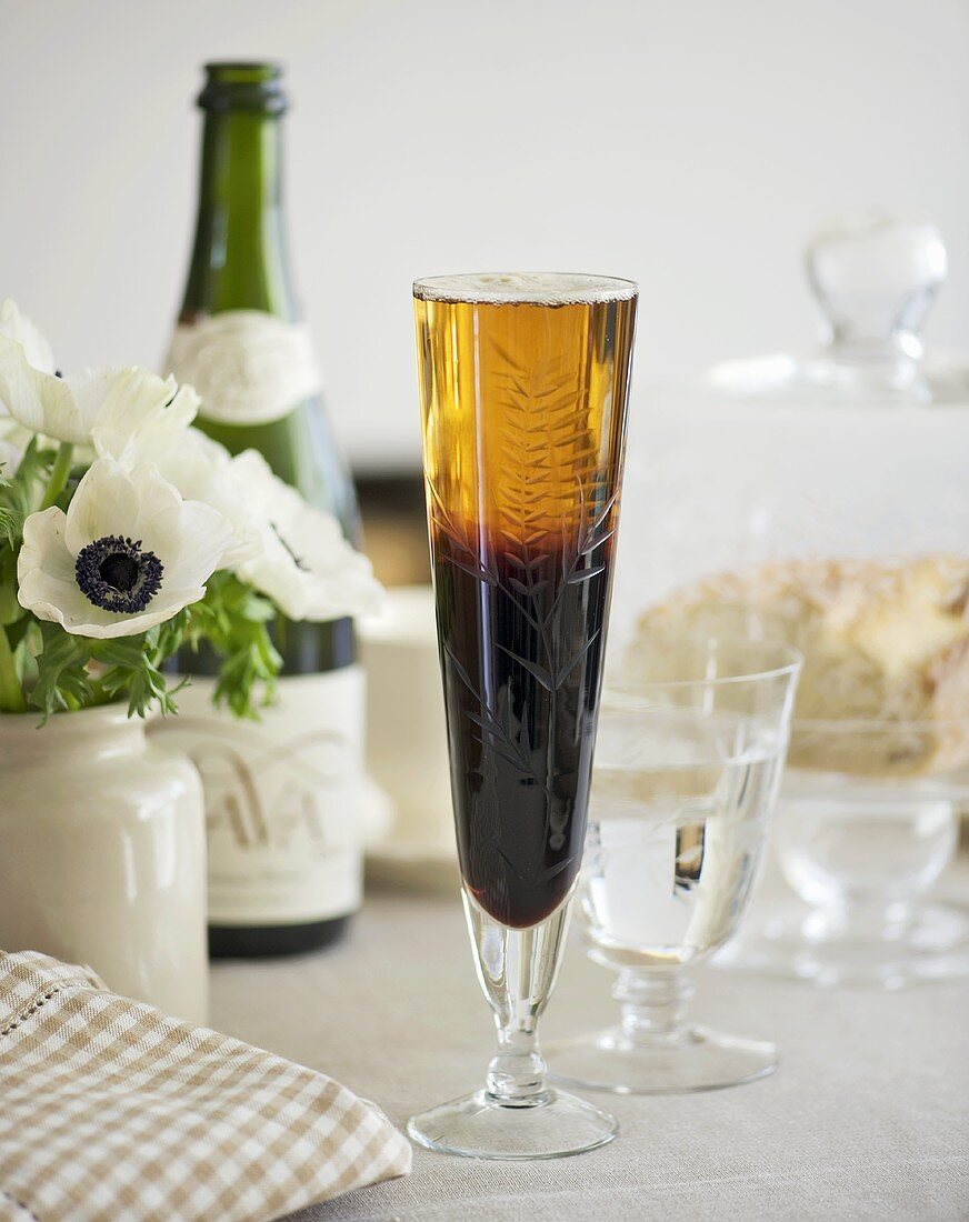 Black Velvet (drink made with Guinness and champagne)